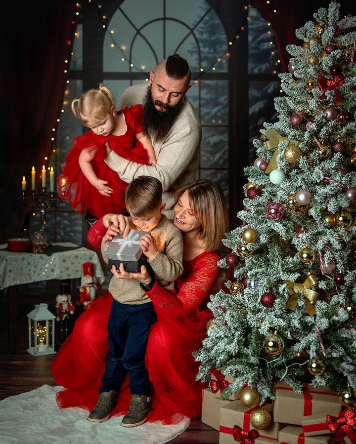 Kerst familiefotoshoot - kerstfotografie Oudenbosch Noord-Brabant