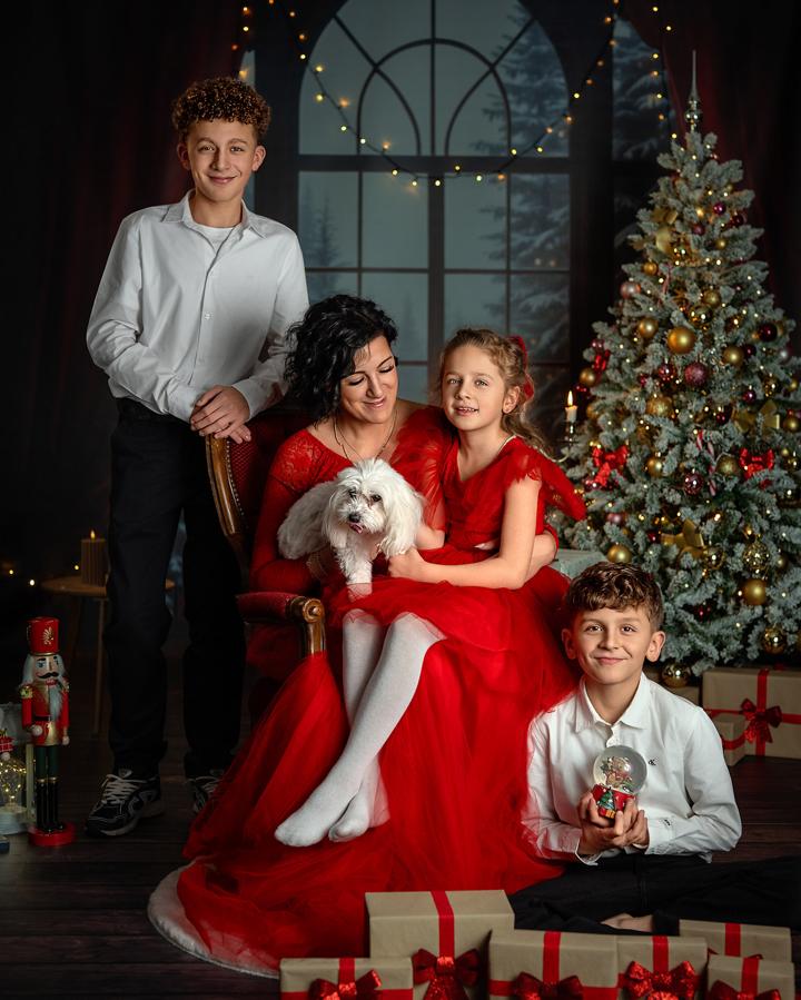 Kerst familiefotoshoot - kerstfotografie Oudenbosch Noord-Brabant
