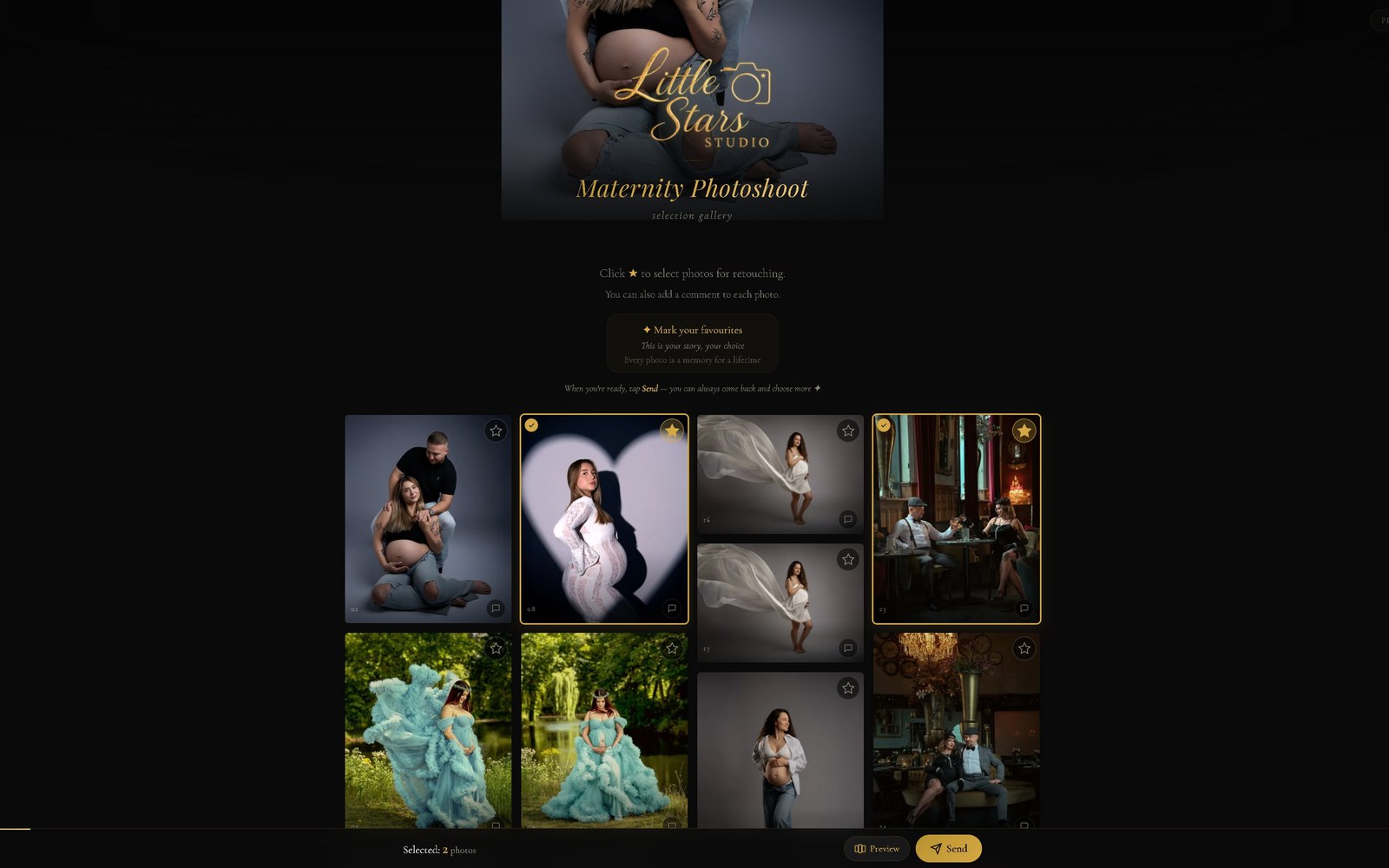 Gallery - client view