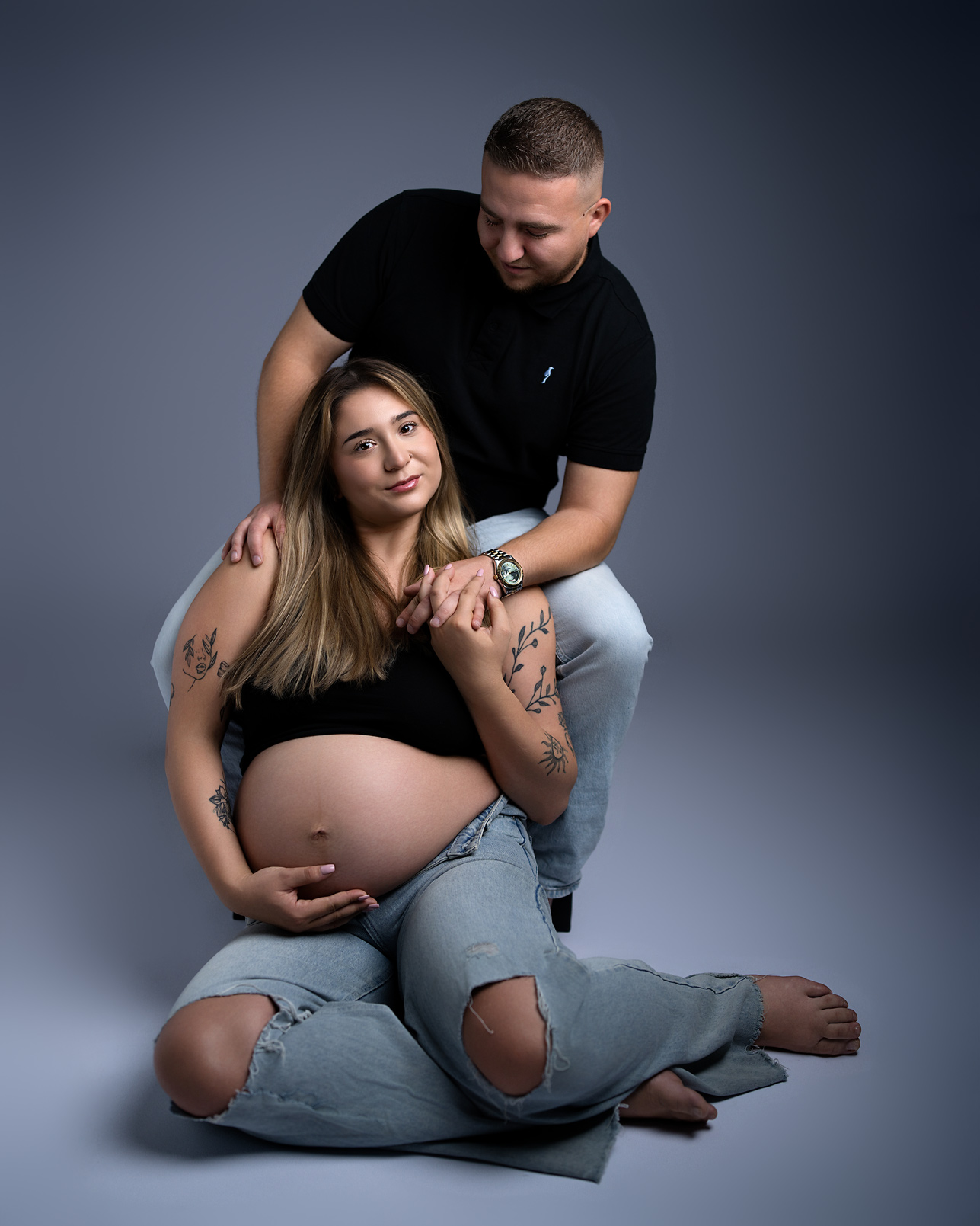 Sesja ciążowa z partnerem